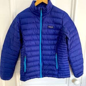 Patagonia women’s down sweater jacket (medium).